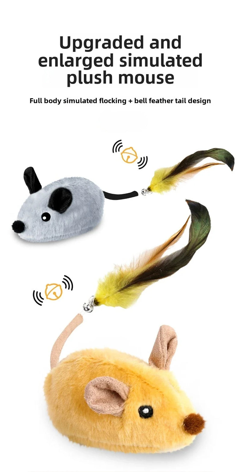 The Mouse Patrol: Remote Control Moving Mouse Cat Toy, Rechargeable