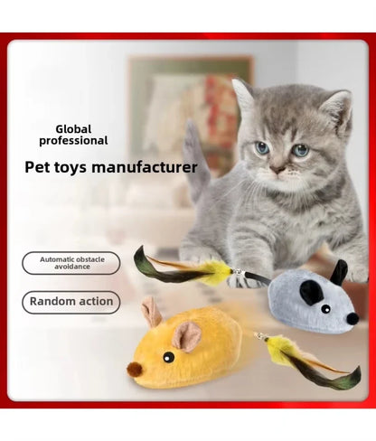 The Mouse Patrol: Remote Control Moving Mouse Cat Toy, Rechargeable