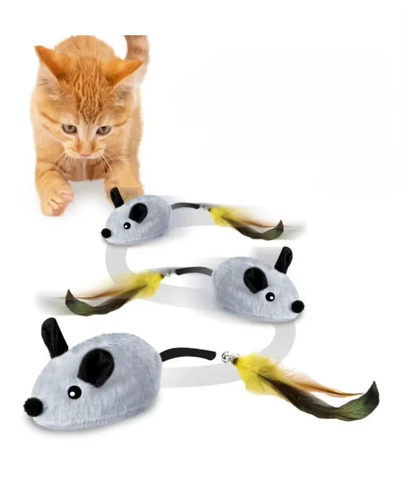 The Mouse Patrol: Remote Control Moving Mouse Cat Toy, Rechargeable