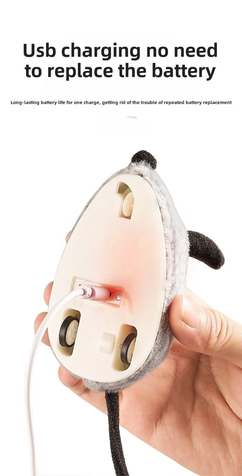 The Mouse Patrol: Remote Control Moving Mouse Cat Toy, Rechargeable